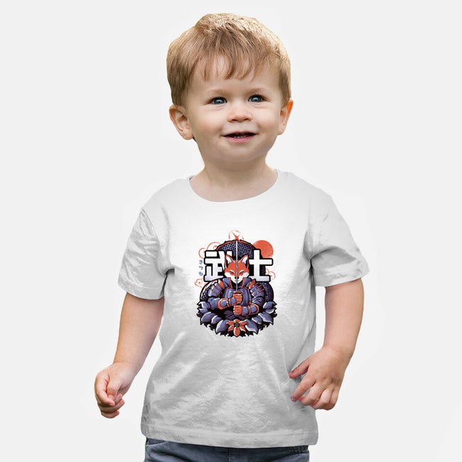 Samurai Fox-baby basic tee-eduely