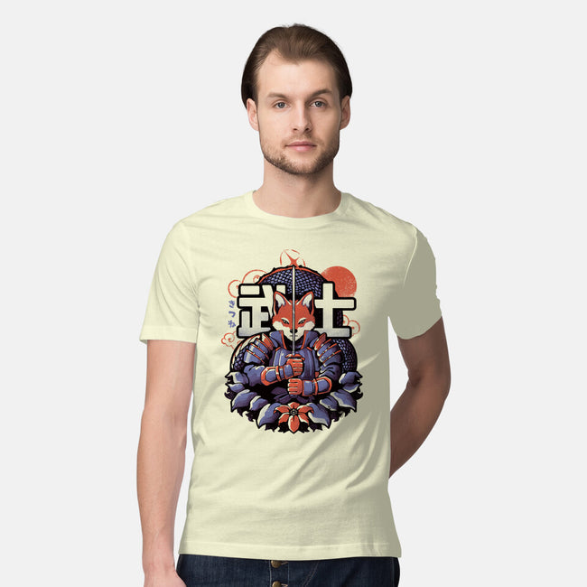 Samurai Fox-mens premium tee-eduely