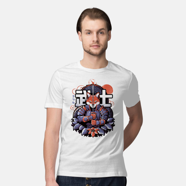 Samurai Fox-mens premium tee-eduely