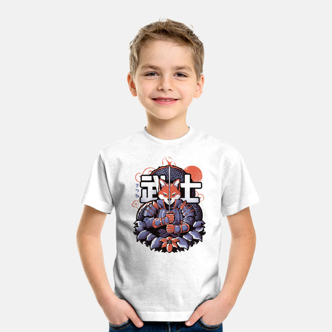 Samurai Fox-youth basic tee-eduely
