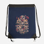 Life Grows Through Death-none drawstring bag-eduely