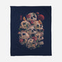 Life Grows Through Death-none fleece blanket-eduely