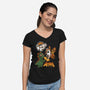 Little Kaiju-womens v-neck tee-Nemons