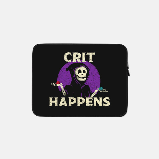 Oh Crit-none zippered laptop sleeve-zachterrelldraws