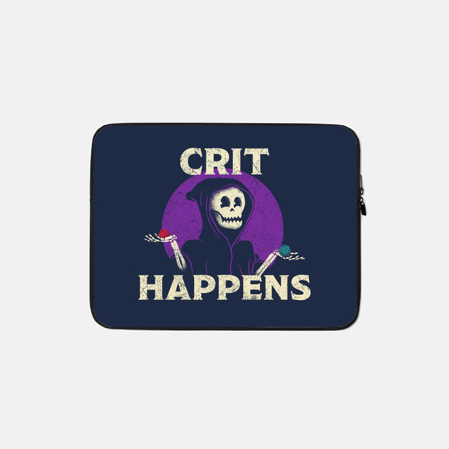 Oh Crit-none zippered laptop sleeve-zachterrelldraws