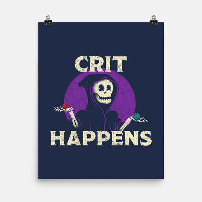 Oh Crit-none matte poster-zachterrelldraws