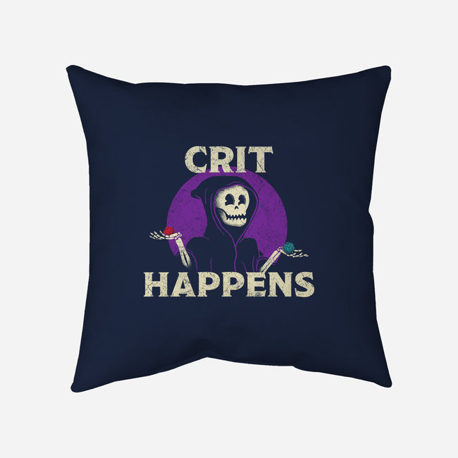 Oh Crit-none non-removable cover w insert throw pillow-zachterrelldraws