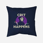 Oh Crit-none non-removable cover w insert throw pillow-zachterrelldraws