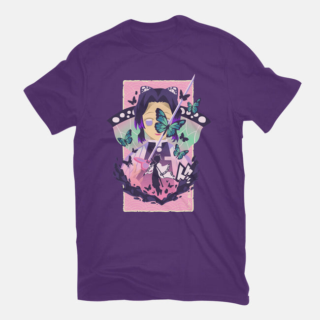 Butterfly Shinobu-womens fitted tee-hypertwenty