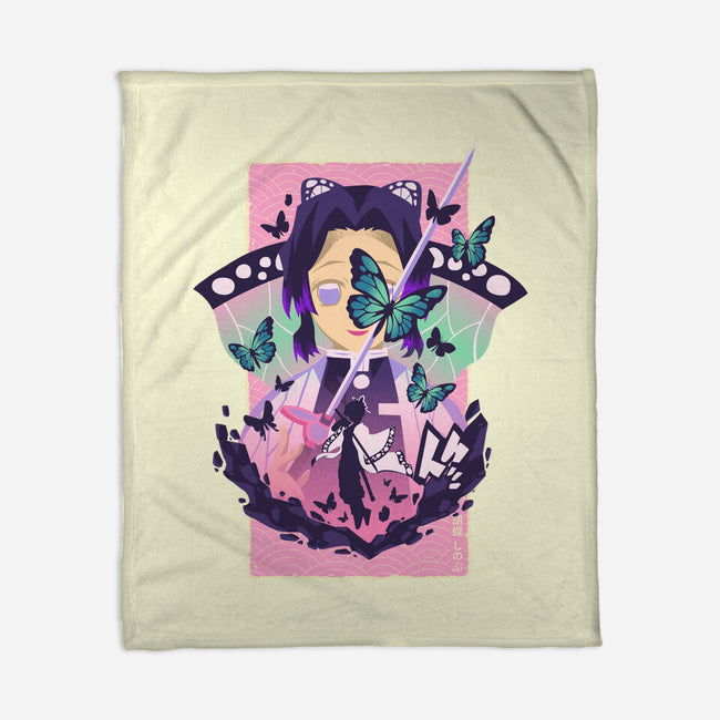 Butterfly Shinobu-none fleece blanket-hypertwenty