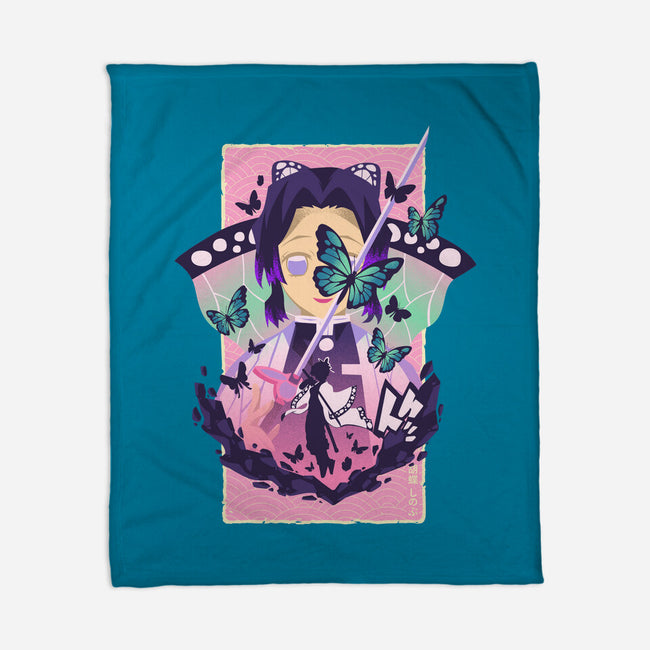 Butterfly Shinobu-none fleece blanket-hypertwenty