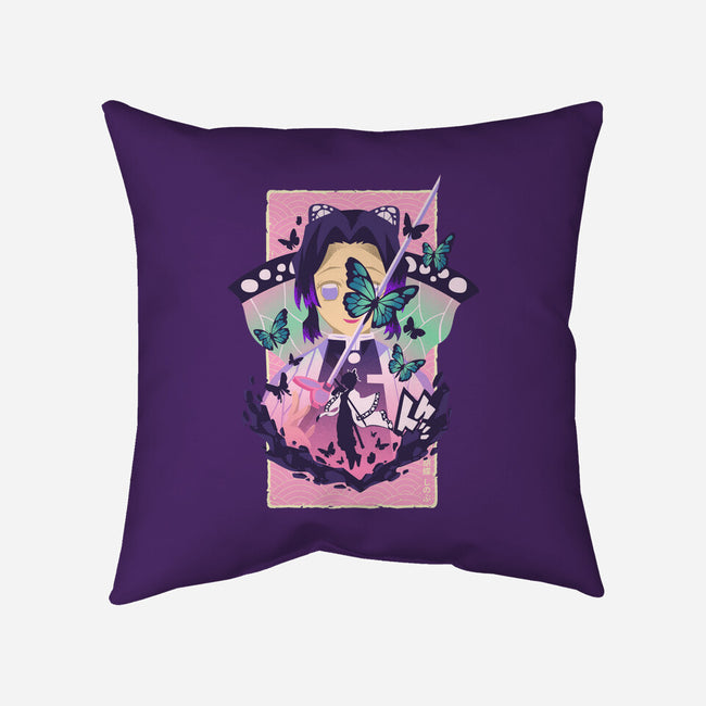 Butterfly Shinobu-none removable cover w insert throw pillow-hypertwenty