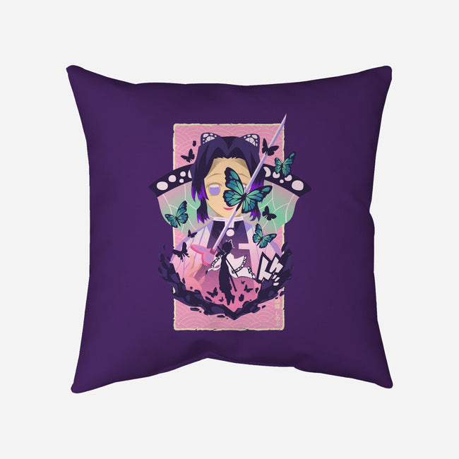 Butterfly Shinobu-none removable cover throw pillow-hypertwenty