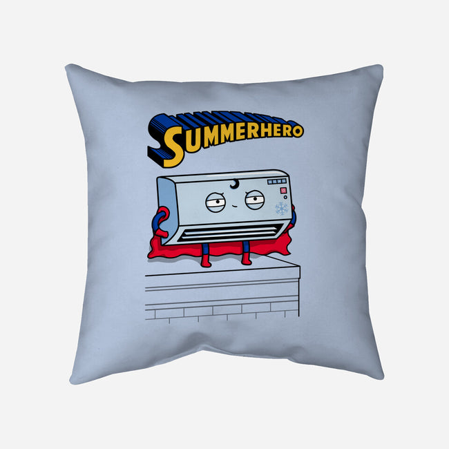Summerhero!-none removable cover w insert throw pillow-Raffiti