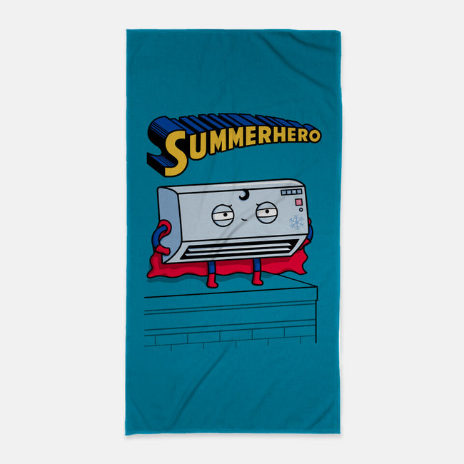 Summerhero!-none beach towel-Raffiti