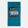 Summerhero!-none beach towel-Raffiti