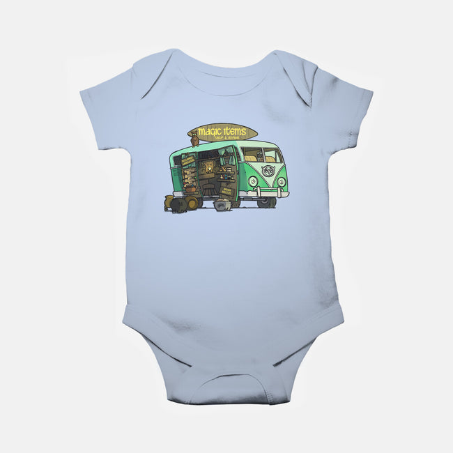 The Magic Van-baby basic onesie-Max Nomer
