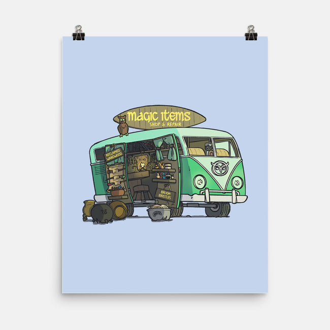 The Magic Van-none matte poster-Max Nomer