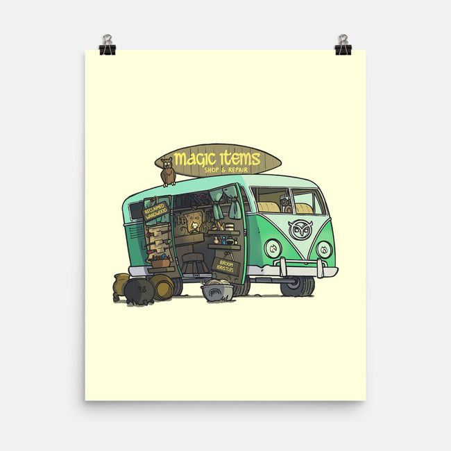 The Magic Van-none matte poster-Max Nomer