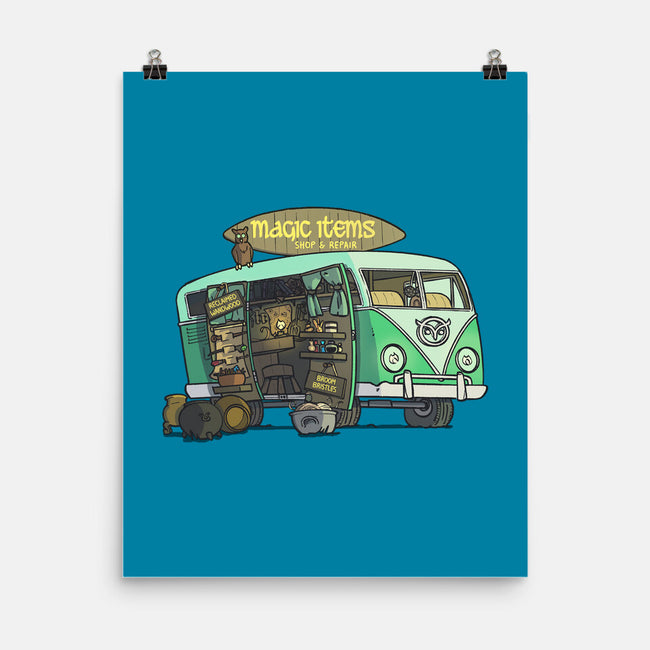 The Magic Van-none matte poster-Max Nomer
