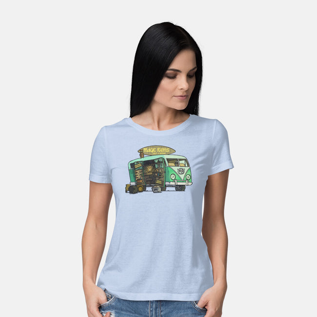 The Magic Van-womens basic tee-Max Nomer