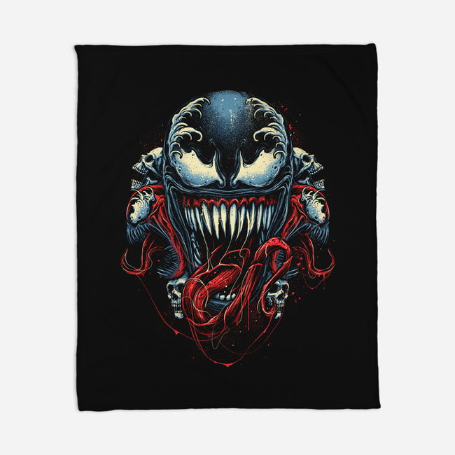 Let The Devil In-none fleece blanket-glitchygorilla