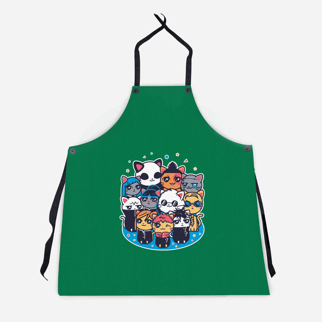 Jujutsu Cat-Sen-unisex kitchen apron-Domii