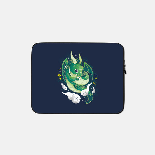 Cute Dragon-none zippered laptop sleeve-Vallina84