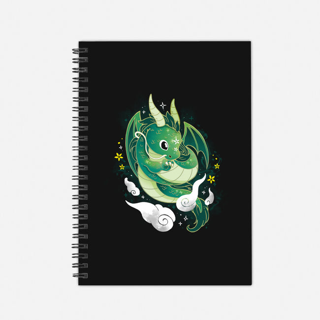 Cute Dragon-none dot grid notebook-Vallina84