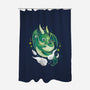 Cute Dragon-none polyester shower curtain-Vallina84