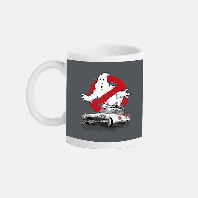 Ecto-1 Sumi-E-none glossy mug-DrMonekers