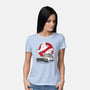 Ecto-1 Sumi-E-womens basic tee-DrMonekers