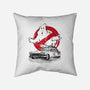 Ecto-1 Sumi-E-none removable cover w insert throw pillow-DrMonekers