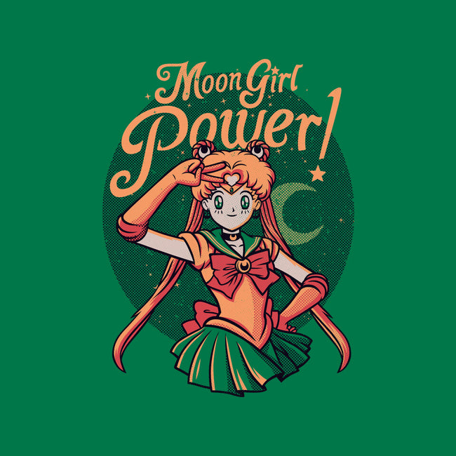Moon Girl Power-none polyester shower curtain-tobefonseca