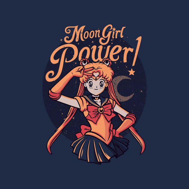 Moon Girl Power-womens fitted tee-tobefonseca