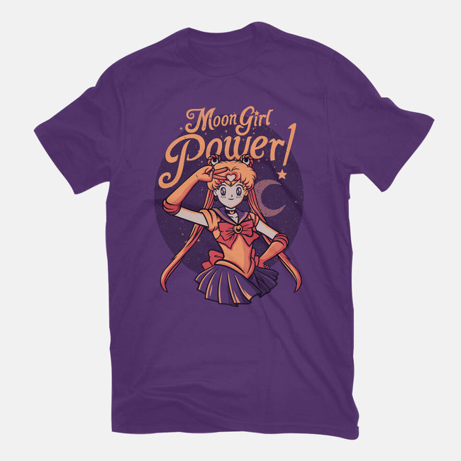 Moon Girl Power-womens basic tee-tobefonseca