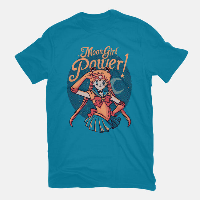 Moon Girl Power-womens basic tee-tobefonseca