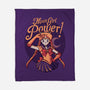 Moon Girl Power-none fleece blanket-tobefonseca
