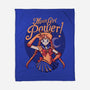 Moon Girl Power-none fleece blanket-tobefonseca