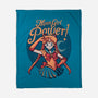 Moon Girl Power-none fleece blanket-tobefonseca