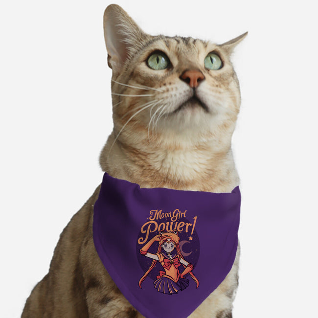 Moon Girl Power-cat adjustable pet collar-tobefonseca