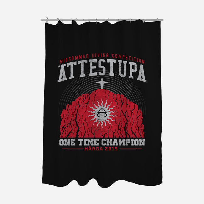 Attestupa Champion-none polyester shower curtain-krobilad