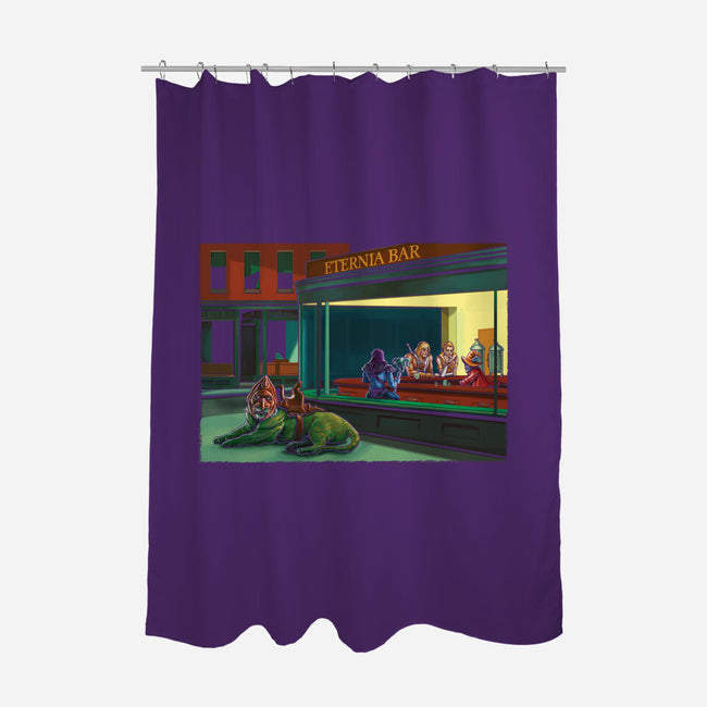 Eternia Bar-none polyester shower curtain-daobiwan