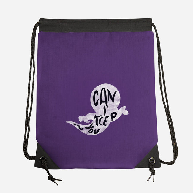 Don't Ghost Me-none drawstring bag-SCelano Design