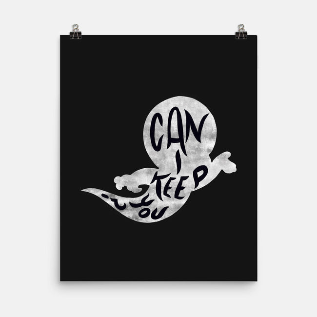 Don't Ghost Me-none matte poster-SCelano Design
