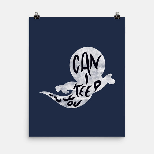 Don't Ghost Me-none matte poster-SCelano Design