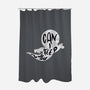 Don't Ghost Me-none polyester shower curtain-SCelano Design