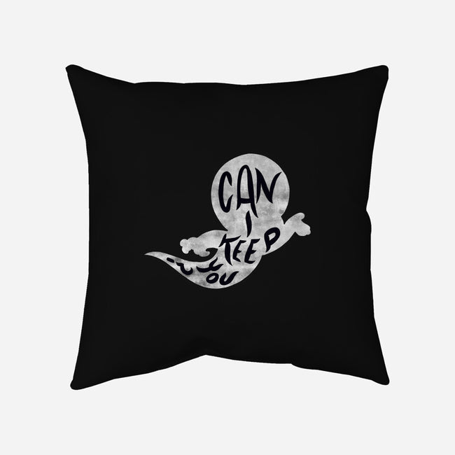 Don't Ghost Me-none removable cover w insert throw pillow-SCelano Design