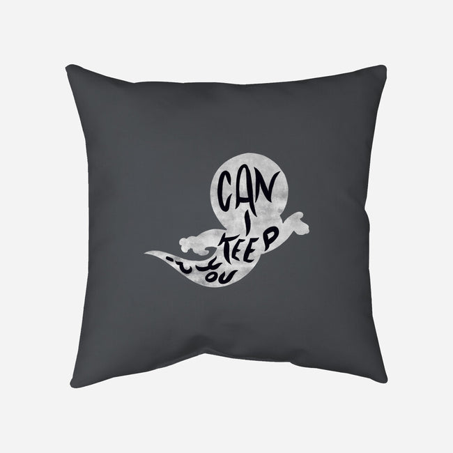 Don't Ghost Me-none removable cover w insert throw pillow-SCelano Design