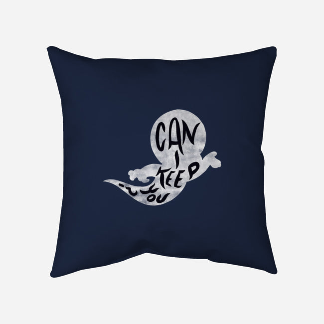 Don't Ghost Me-none removable cover w insert throw pillow-SCelano Design